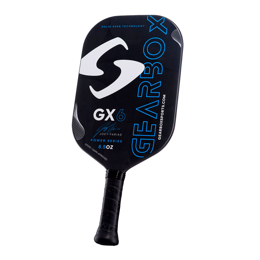 Gearbox Pickleball Paddle GX6 Power - 8.5oz, Joey Farias Signature