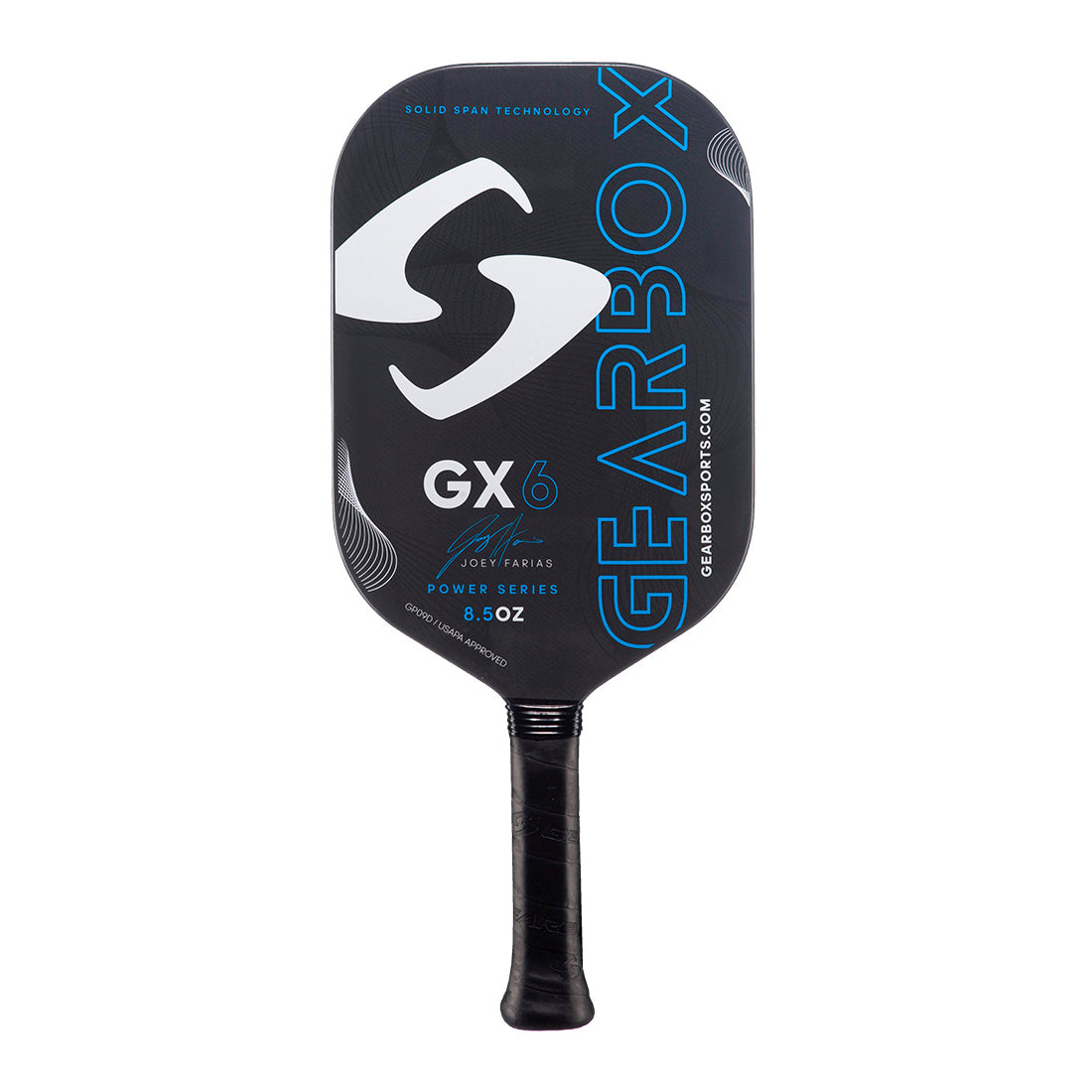 Gearbox Pickleball Paddle GX6 Power - 8.5oz, Joey Farias Signature