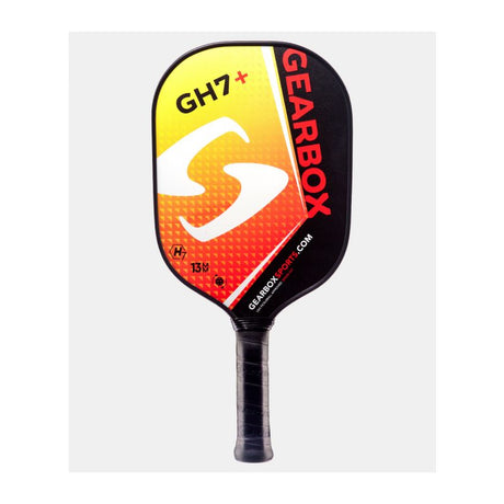 Gearbox Pickleball Paddle GH7+ - 8oz (Red/Yellow)