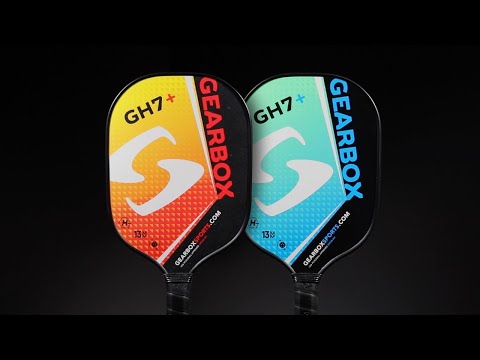 Gearbox Pickleball Paddle GH7+ - 8oz (Red/Yellow)